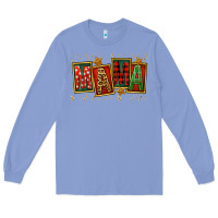 Colony Blue mama christmas Long Sleeve Tee - FaDigitalArtStudio