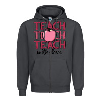 Smoke teach with love Zipper Hoodie - JahusDesignShop