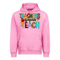 Fuchsia Pink teachers gonna teach Urban Hoodie - RanaPortraitStore