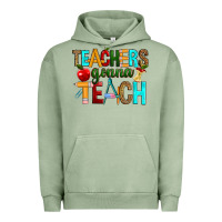 Pigment Oil Green teachers gonna teach Urban Hoodie - RanaPortraitStore