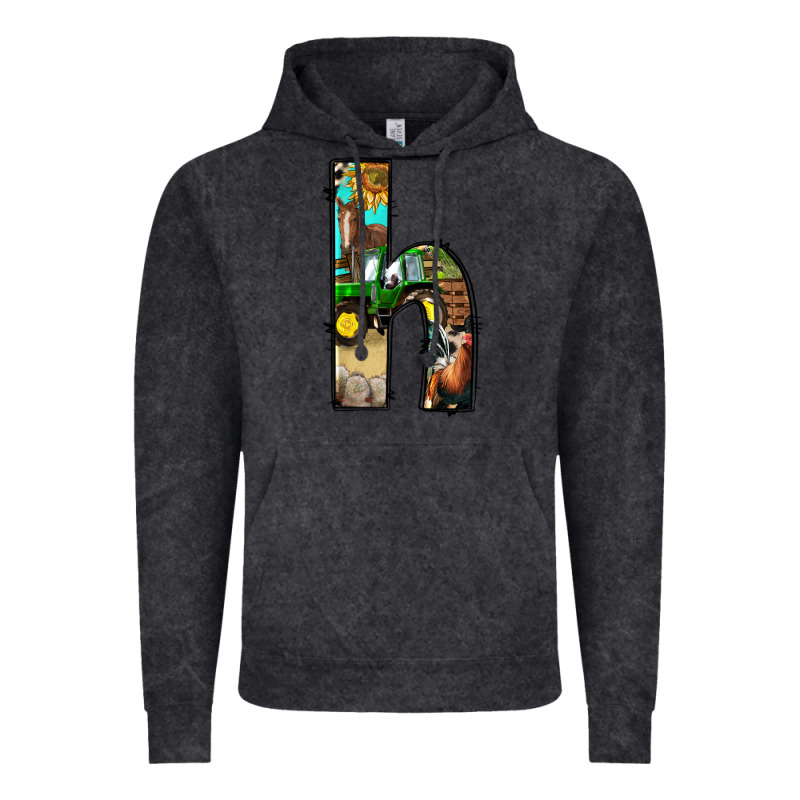 Farm Life Alphabet Lowercase Letters H Vintage Hoodie by BundleAndBundleShop | Teevron