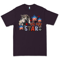 Plum Oh my stars horse 4th of july Premium Tee - CowGirlArtShop