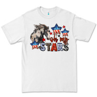 White Oh my stars horse 4th of july Premium Tee - CowGirlArtShop