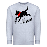 Heather Grey negro matapacos riot dog Premium Sweatshirt - baoMotion