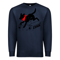 Navy negro matapacos riot dog Premium Sweatshirt - baoMotion