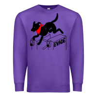 Purple negro matapacos riot dog Premium Sweatshirt - baoMotion