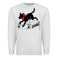 Oatmeal Heather negro matapacos riot dog Premium Sweatshirt - baoMotion