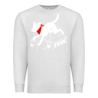 Oatmeal Heather negro matapacos riot dog Premium Sweatshirt - baoMotion