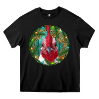 Black Roaster Head Christmas Heavy Core Tee - RanaPortraitStore