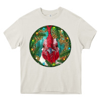 Cream Roaster Head Christmas Heavy Core Tee - RanaPortraitStore