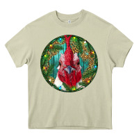 Mossy Roaster Head Christmas Heavy Core Tee - RanaPortraitStore