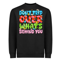 Black don't trip over what's behind you Heavyweight Sweatshirt - JahusDesignShop