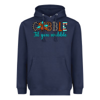 Navy gobble til tou wobble Heavyweight Hoodie - JahusDesignShop