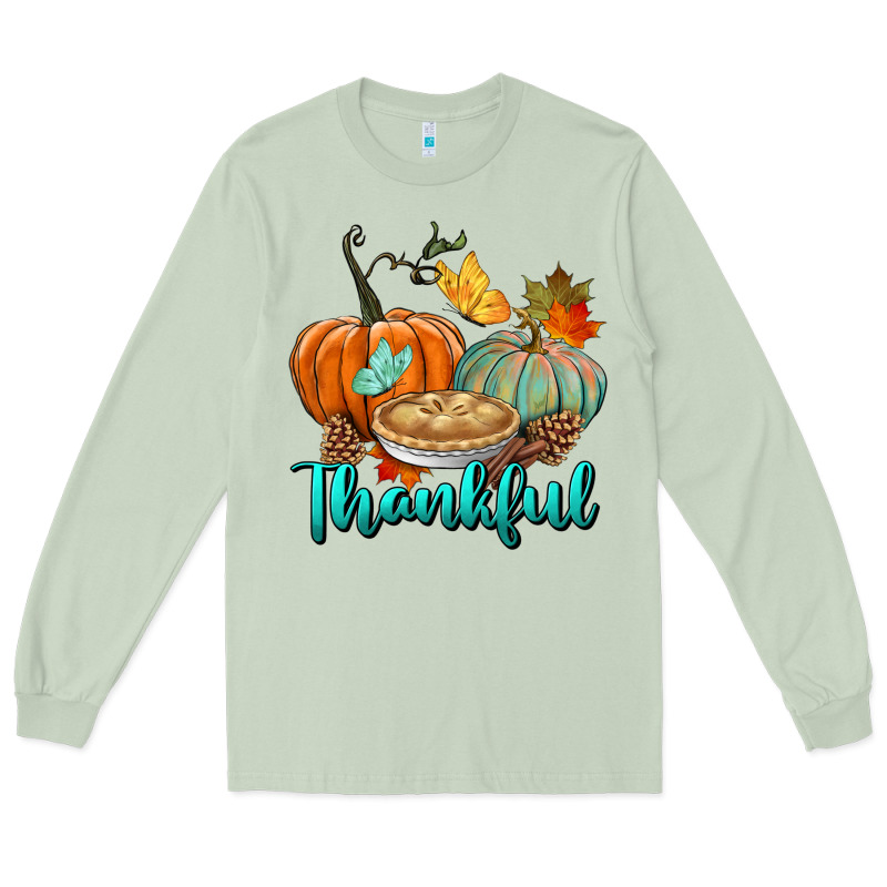 Thankful Pumpkins Long Sleeve Tee by BundleAndBundleShop | Teevron