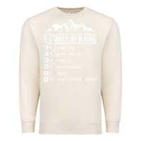 Sandshell hiking 6 stages of hiking funny hiking nature adventure Premium Sweatshirt - baoMotion
