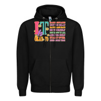 Black it is okay to Zipper Hoodie - JahusDesignShop