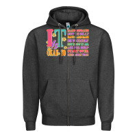 Charcoal Heather it is okay to Zipper Hoodie - JahusDesignShop