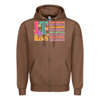 Chestnut it is okay to Zipper Hoodie - JahusDesignShop
