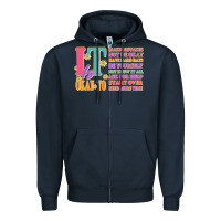 Navy it is okay to Zipper Hoodie - JahusDesignShop