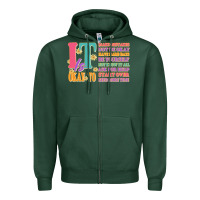 Sports Green it is okay to Zipper Hoodie - JahusDesignShop