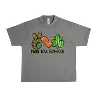 Tornado peace love shamrock Urban Heavy Tee - FaDigitalArtStudio