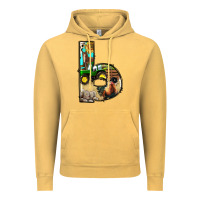 Vintage Mustard farm life alphabet lowercase letters b Vintage Hoodie - BundleAndBundleShop