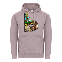 Vintage Zinc farm life alphabet lowercase letters b Vintage Hoodie - BundleAndBundleShop