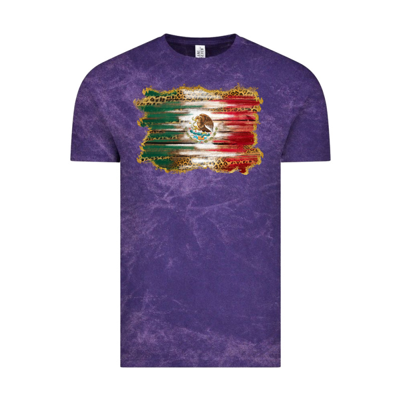 Mexican Flag With Leopard Vintage Tee by RanaPortraitStore | Teevron