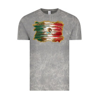 Cloud Rock mexican flag with leopard Vintage Tee - RanaPortraitStore