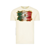 Vintage Arctic mexican flag with leopard Vintage Tee - RanaPortraitStore
