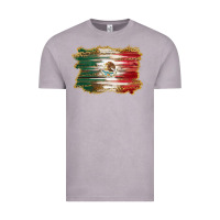 Vintage Zinc mexican flag with leopard Vintage Tee - RanaPortraitStore