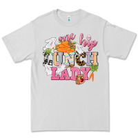 Dove Grey One hip Lunch Lady Easter Day Premium Tee - CowGirlArtShop