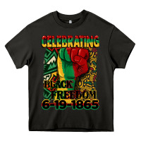 Asphalt celebrating black freedom 6 19 1865 juneteenth Heavy Core Tee - CowGirlArtShop