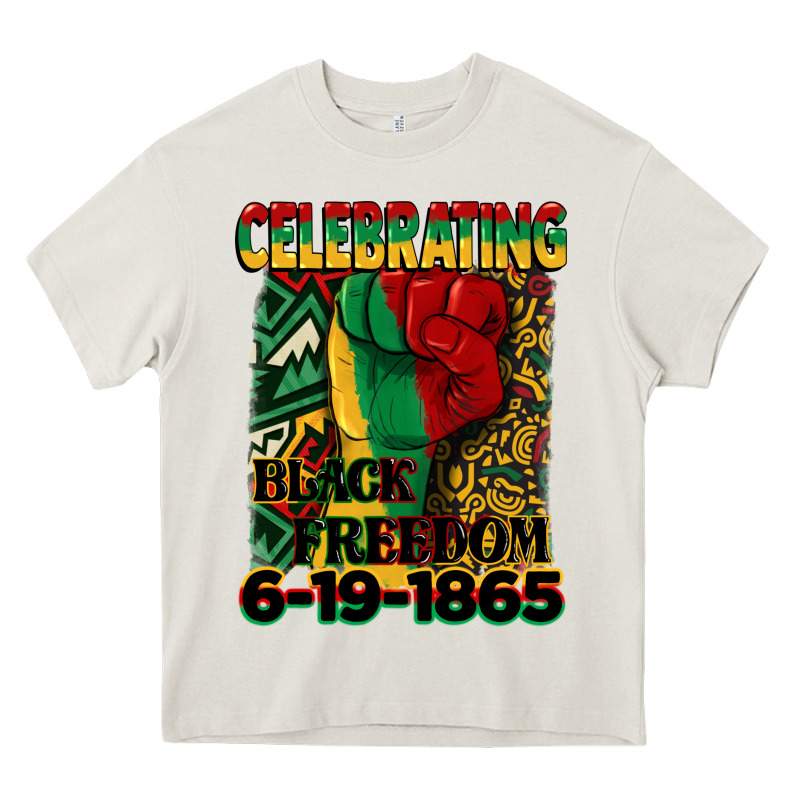 Celebrating Black Freedom 6 19 1865 Juneteenth Heavy Core Tee by CowGirlArtShop | Teevron