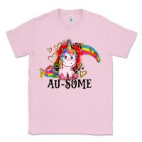Bubblegum Pink Au-some Classic Tee - CowGirlArtShop