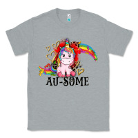 Heather Grey Au-some Classic Tee - CowGirlArtShop