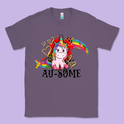 Au-some Classic Tee Designed By Cowgirlartshop