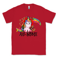 Red Au-some Classic Tee - CowGirlArtShop