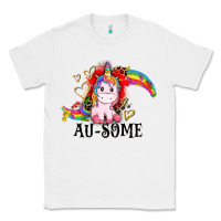 White Au-some Classic Tee - CowGirlArtShop