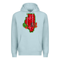 Blue Mist illinois watermelon Premium Hoodie - RacoonDesign