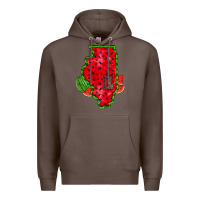 Coffee illinois watermelon Premium Hoodie - RacoonDesign