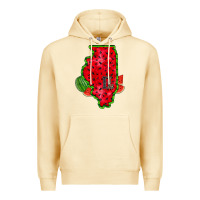 Pina Colada illinois watermelon Premium Hoodie - RacoonDesign