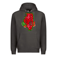 Smoke illinois watermelon Premium Hoodie - RacoonDesign