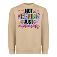 Mushroom not arguing just explaining Heavyweight Sweatshirt - JahusDesignShop