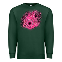 Sports Green ribbon patch Premium Sweatshirt - JahusDesignShop