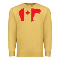 Antique Gold canada t shirt love canada bear proud canadian canada day t shirt Premium Sweatshirt - baoMotion