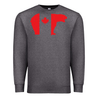 Charcoal Heather canada t shirt love canada bear proud canadian canada day t shirt Premium Sweatshirt - baoMotion