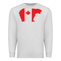 Dove Grey canada t shirt love canada bear proud canadian canada day t shirt Premium Sweatshirt - baoMotion