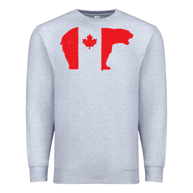 Canada T Shirt Love Canada Bear Proud Canadian Canada Day T Shirt Premium Sweatshirt by baoMotion | Teevron