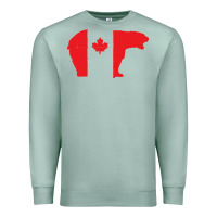 Seafoam canada t shirt love canada bear proud canadian canada day t shirt Premium Sweatshirt - baoMotion